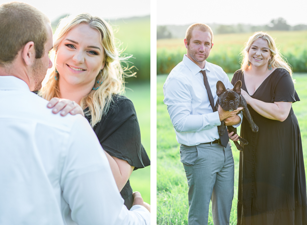 Two Photos | Romantic Charlottesville Engagement Session