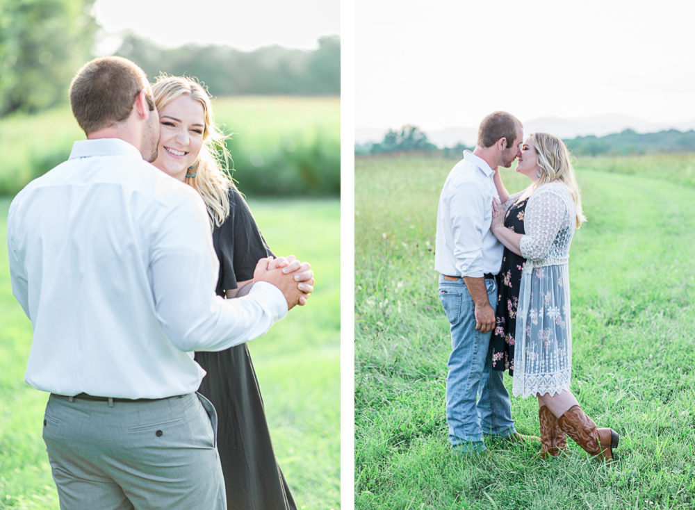 Two Photos | Romantic Charlottesville Engagement Session