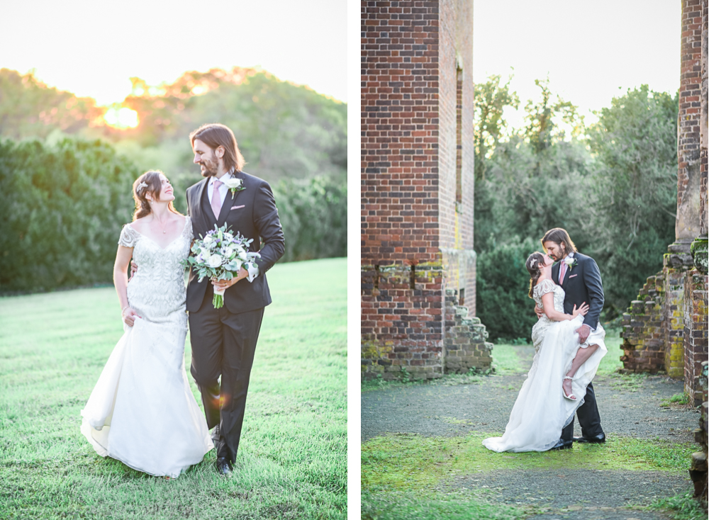 Elegant Wedding Couple at Barboursville Vineyards, Charlottesville Wedding Photography