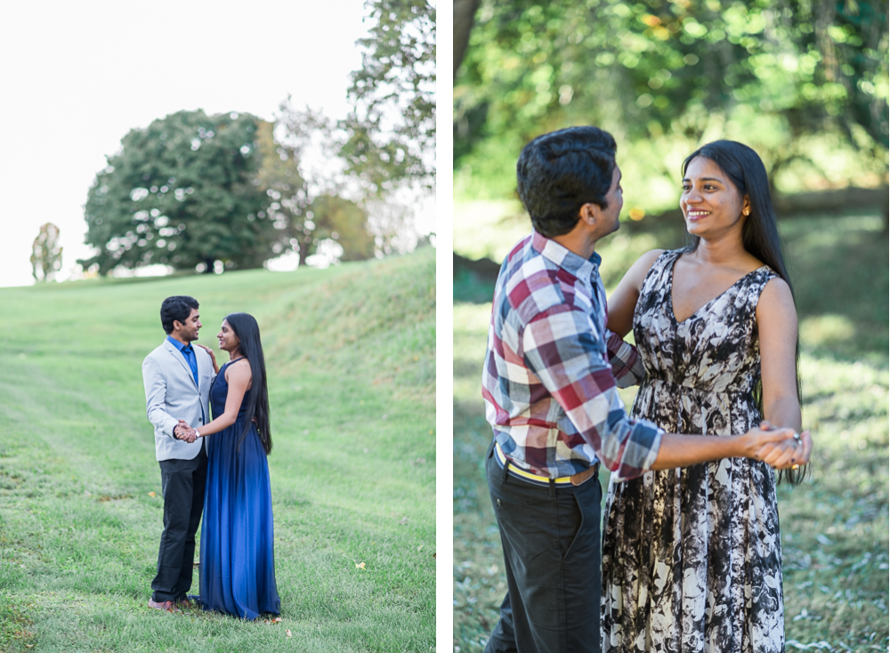 Sunset Engagement Session at Gypsy Hill Park in Staunton, VA - Hunter and Sarah Photography