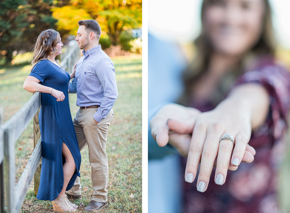 Fall Engagement Session in Charlottesville, VA - Hunter and Sarah Photography