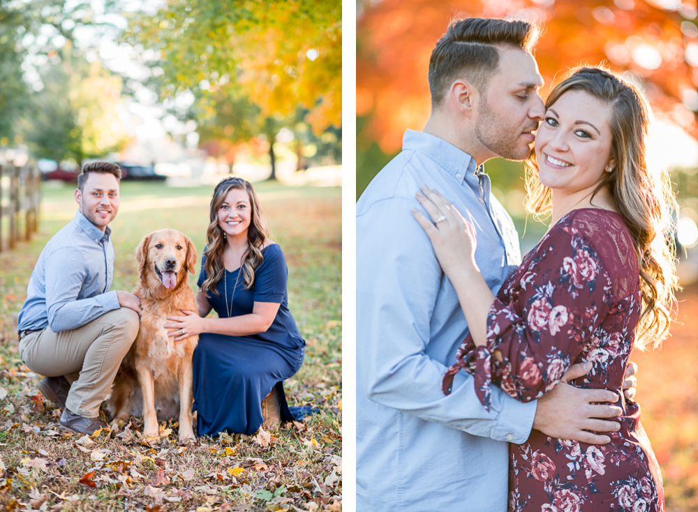Fall Engagement Session in Charlottesville, VA - Hunter and Sarah Photography