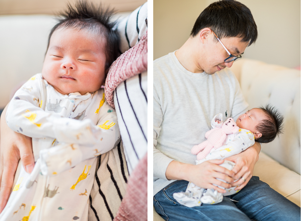 Newborn Family Photography Session in Charlottesville, VA - Hunter and Sarah Photography
