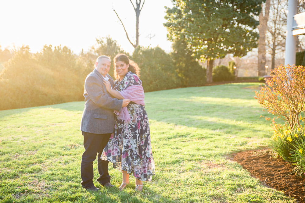 Sunset Engagement Session at Barboursville Vineyards - Hunter and Sarah Photography