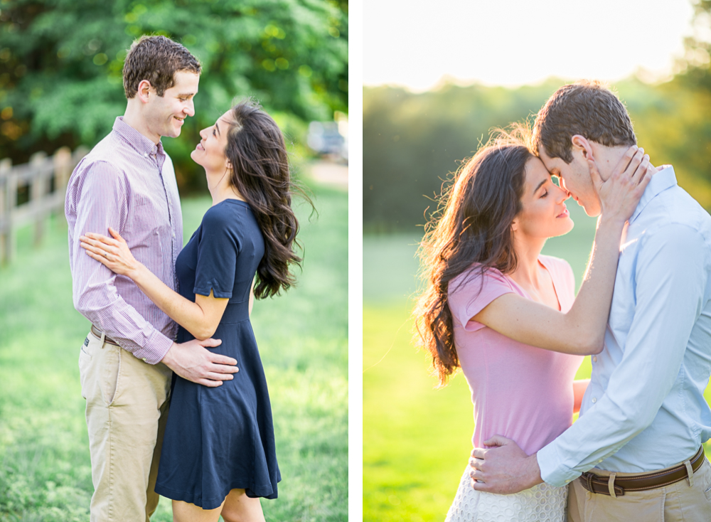 Romantic Sunset Engagement Session in Charlottesville Virginia - Hunter and Sarah Photography