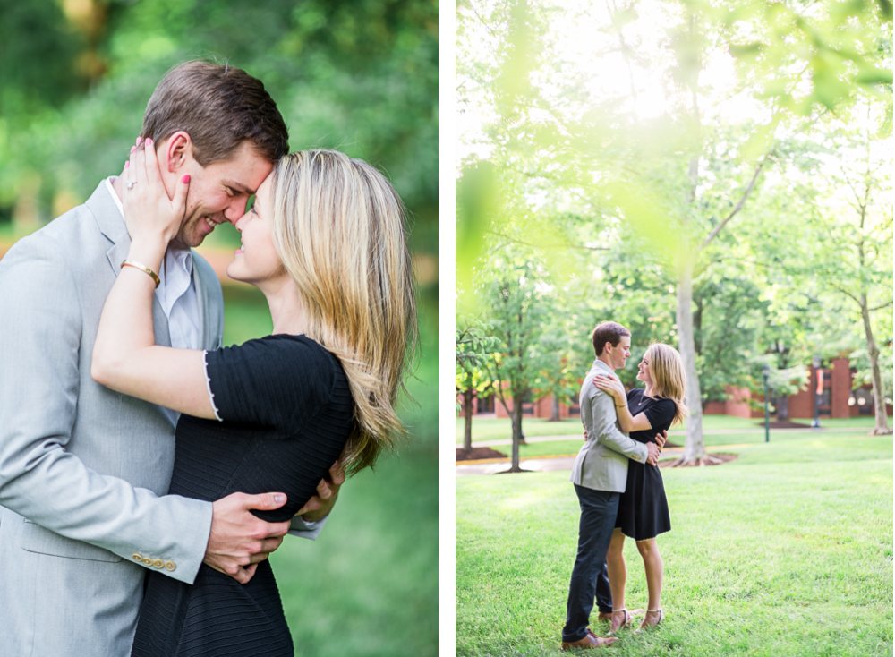 Surprise Proposal at the University of Virginia's Law School - Hunter and Sarah Photography