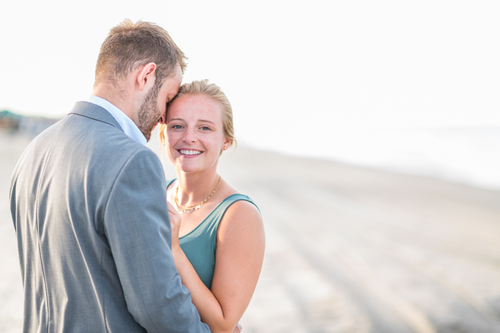 Joyful Beach Engagement Session in the Outer Banks - Hunter and Sarah Photography