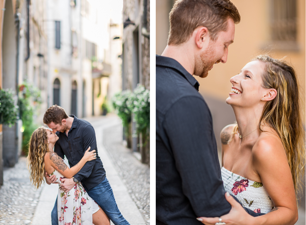 European Engagement Session in Lake Como Italy - Hunter and Sarah Photography