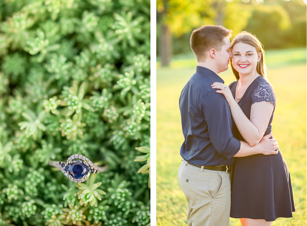 Sunset Engagement Session at the Market at Grelen - Hunter and Sarah Photography