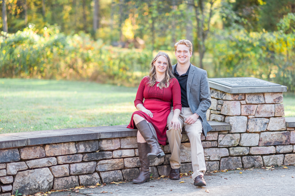 Fall Engagement Session at the Trails at Monticello - Hunter and Sarah Photography