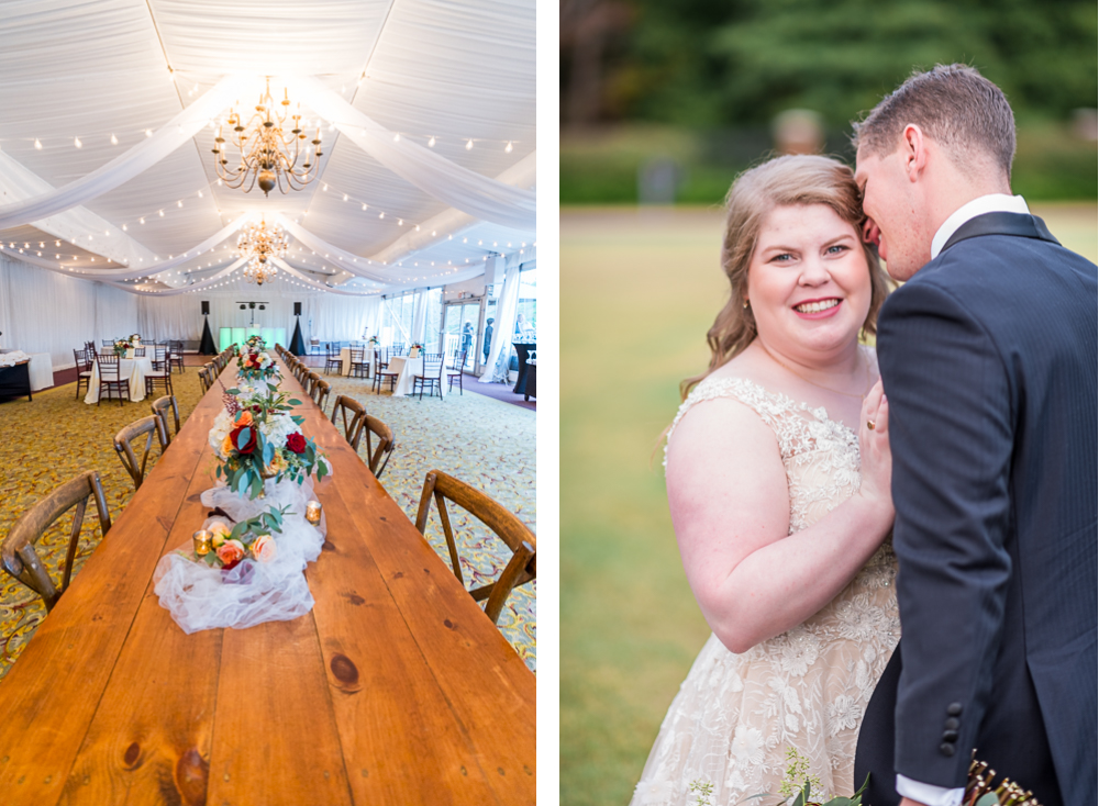 Fall Wedding at Ford's Colony Country Club - Hunter and Sarah Photography