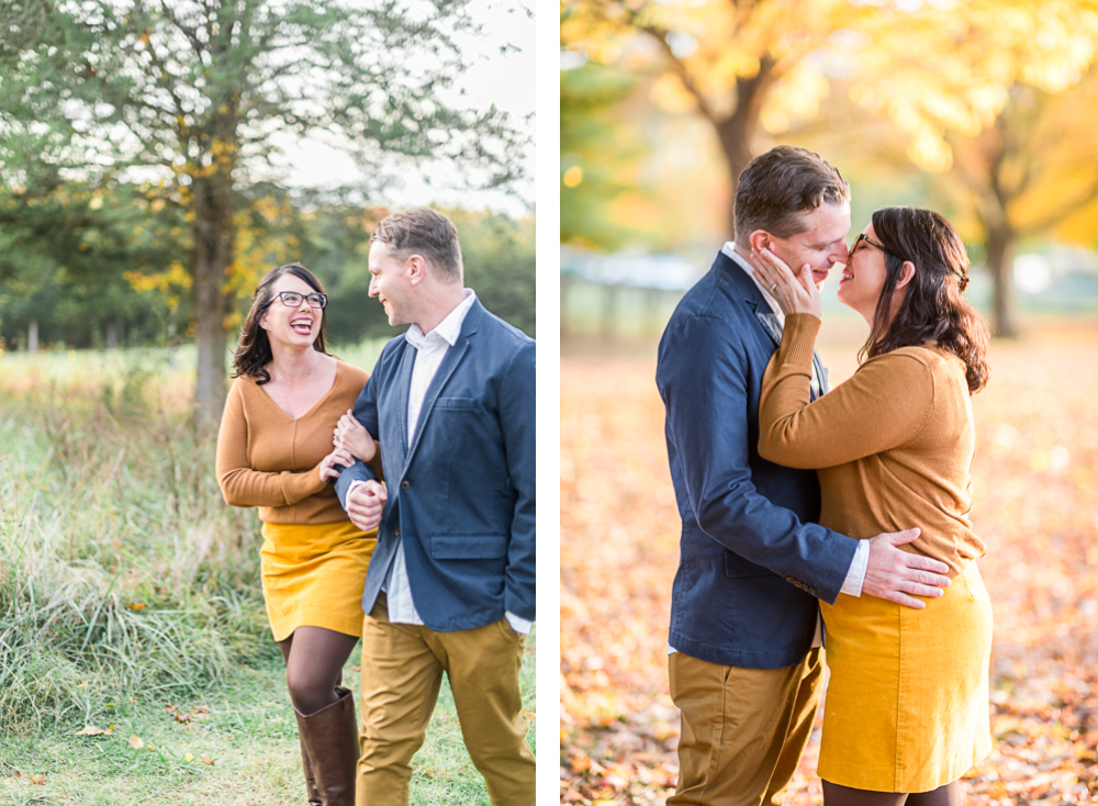 Foliage-Filled Surprise Proposal in Charlottesville VA - Hunter and Sarah Photography