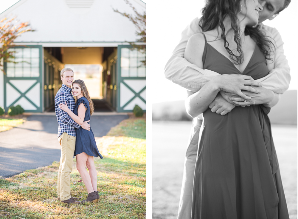 Sunset Engagement Session at King Family Vineyards - Hunter and Sarah Photography