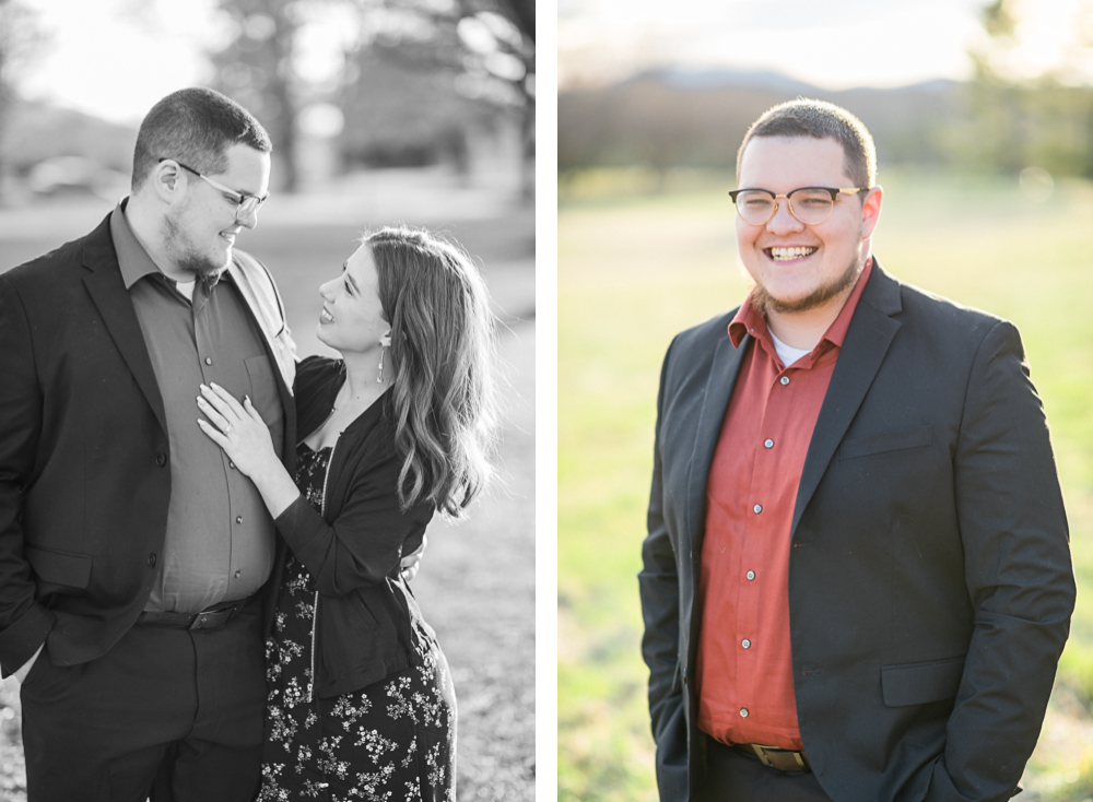 Romantic Engagement Session in Charlottesville, VA - Hunter and Sarah Photography
