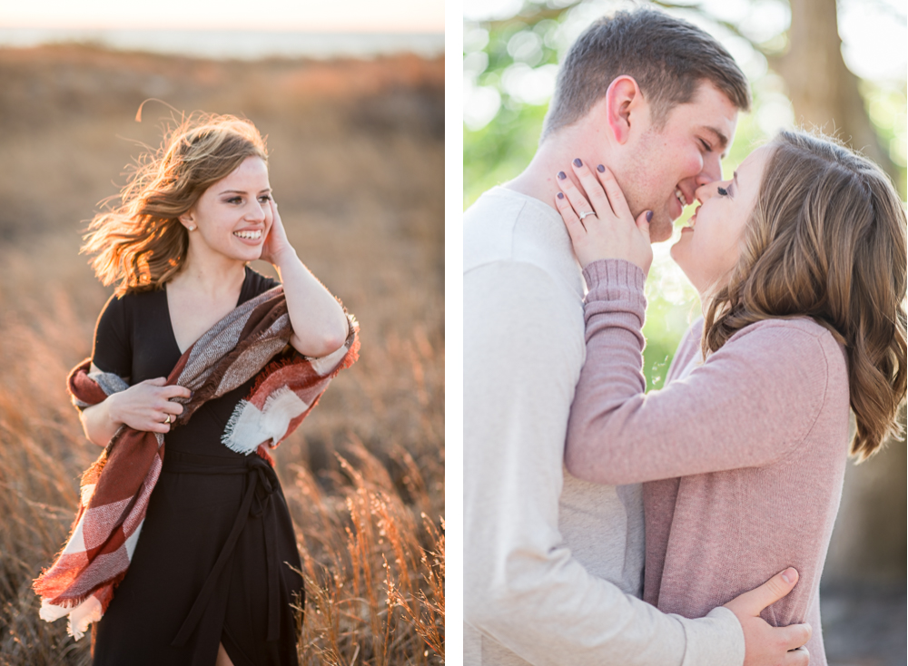 Casual Virginia Beach Engagement Session at First Landing State Park - Hunter and Sarah Photography