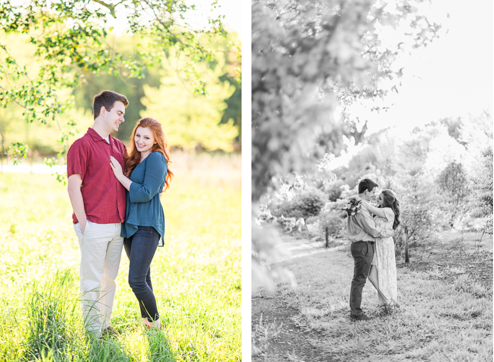 Playful Spring Engagement Session at the Market at Grelen - Hunter and Sarah Photography