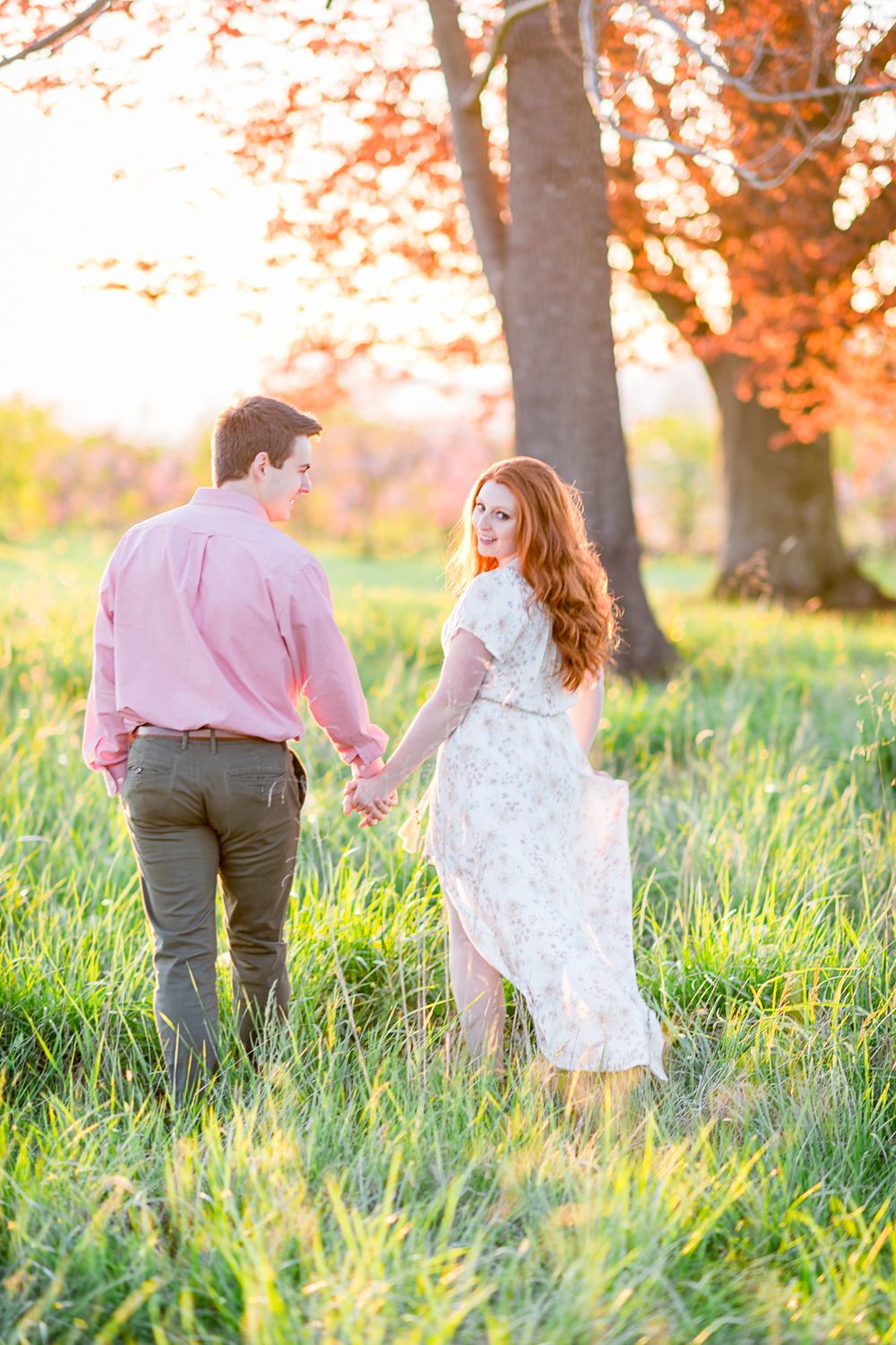 Playful Spring Engagement Session at the Market at Grelen - Hunter and Sarah Photography