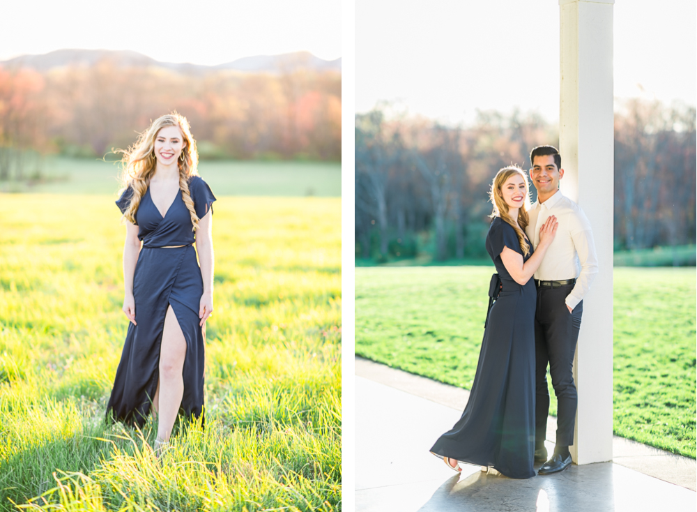 Spring Engagement Session for NYC Couple at the Barn at Edgewood - Hunter and Sarah Photography