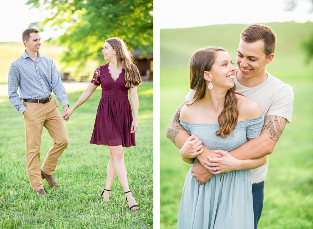 Casual Engagement Session at Trump Winery - Hunter and Sarah Photography