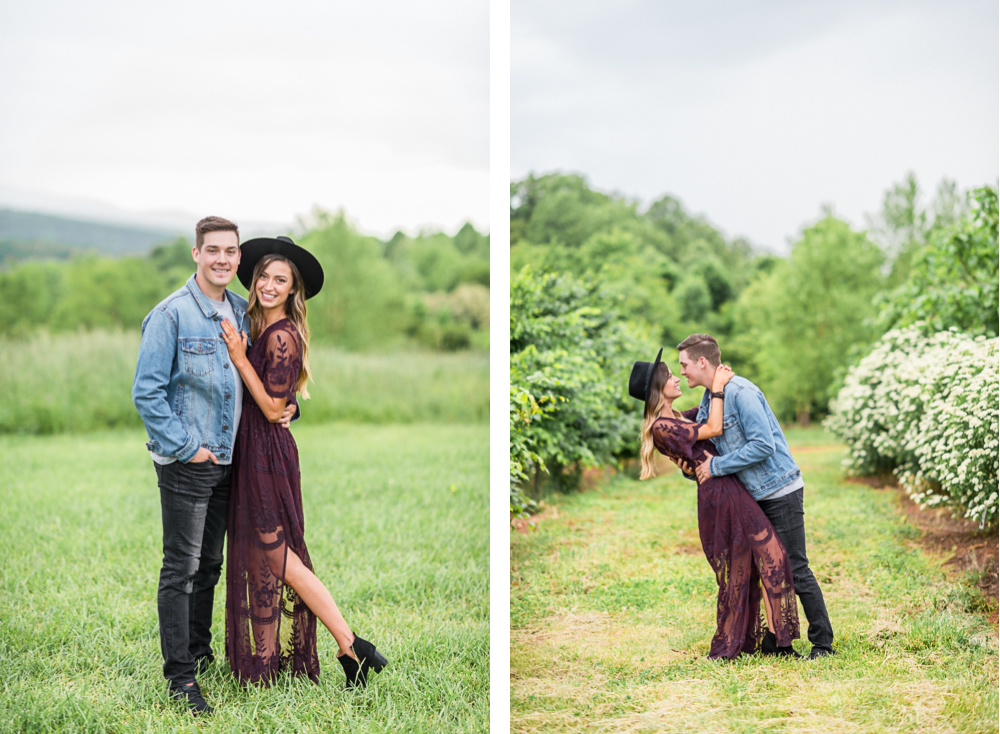 Dreamy Overcast Engagement Session at the Market at Grelen - Hunter and Sarah Photography
