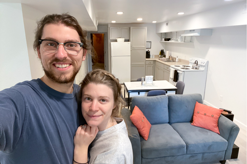 How We Renovated Our Basement into an AirBnB Apartment - Hunter and Sarah Photography