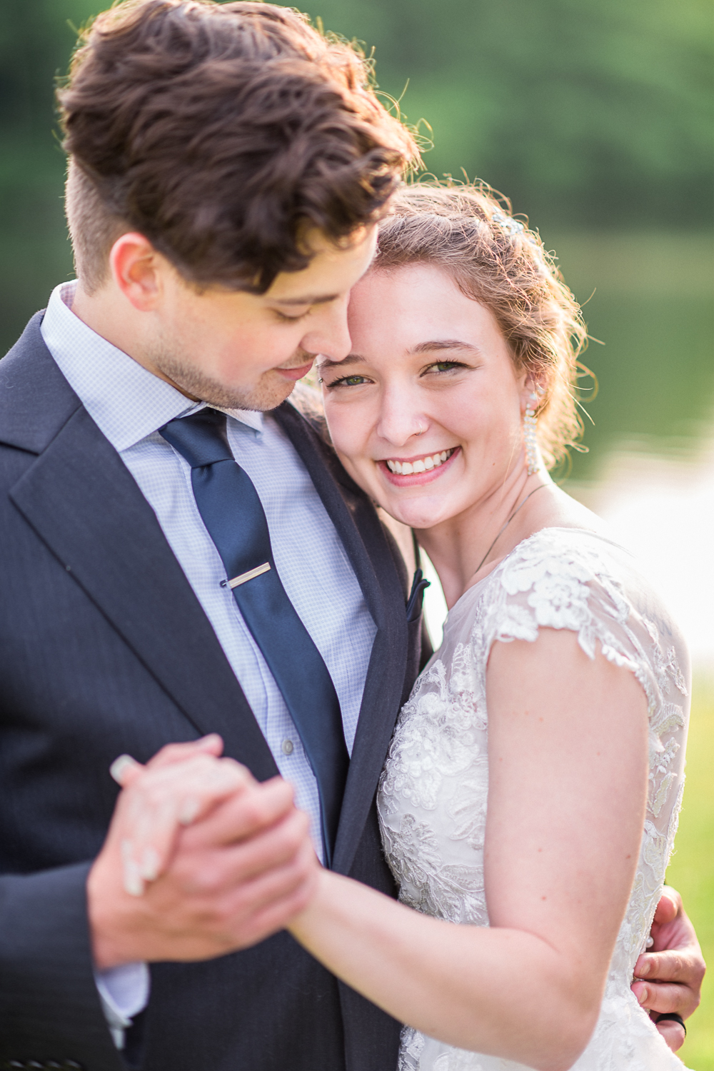 Intimate COVID-19 Elopement at Beaver Creek Reservoir Park in Charlottesville - Hunter and Sarah Photography