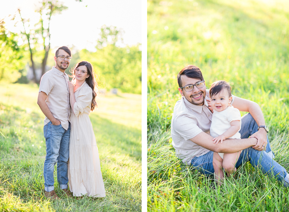 Sunset Family Session at Boar's Head Resort in Charlottesville - Hunter and Sarah Photography