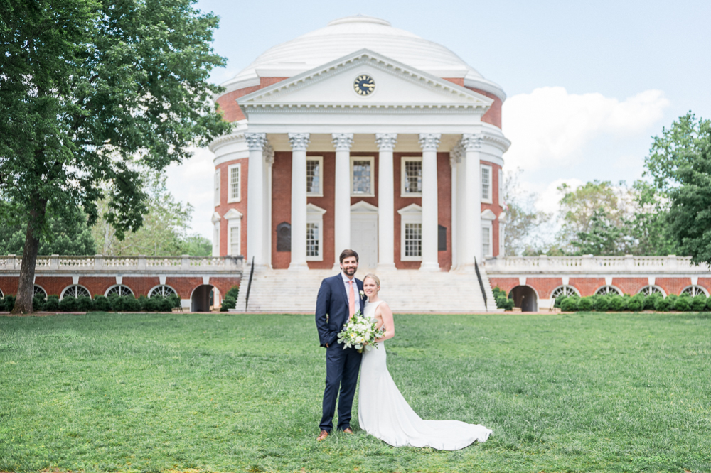 Backyard COVID-19 Elopement Near UVA Grounds and the Lawn - Hunter and Sarah Photography