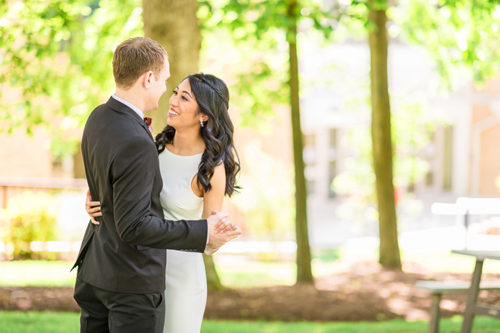 Intimate Catholic COVID-19 Elopement in Northern Virginia - Hunter and Sarah Photography