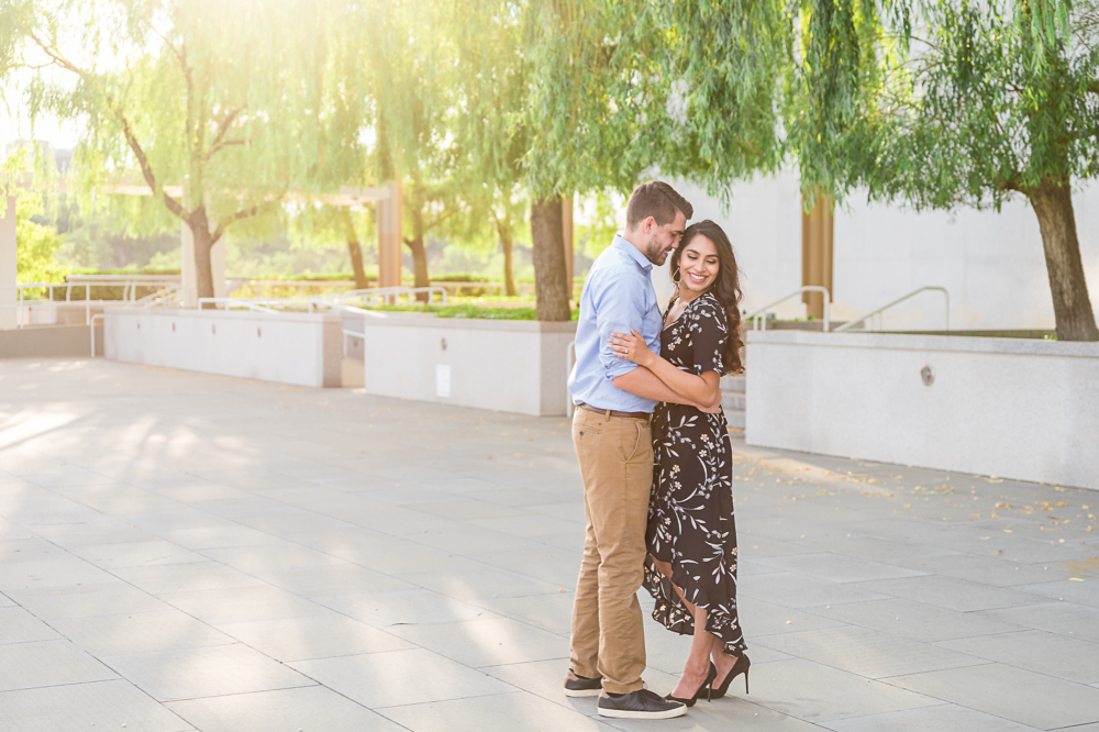 Sunset Engagement Session on the National Mall in Washington, DC - Hunter and Sarah Photography