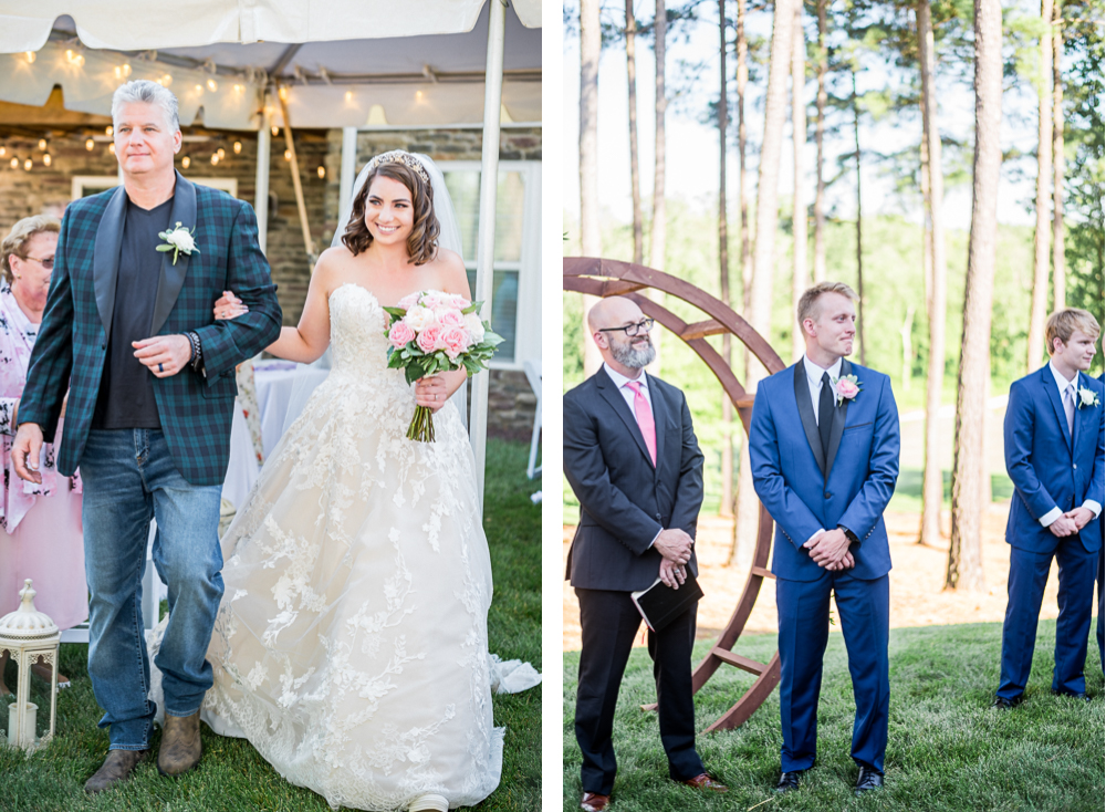 Backyard COVID-19 Wedding in Charlottesville, VA - Hunter and Sarah Photography