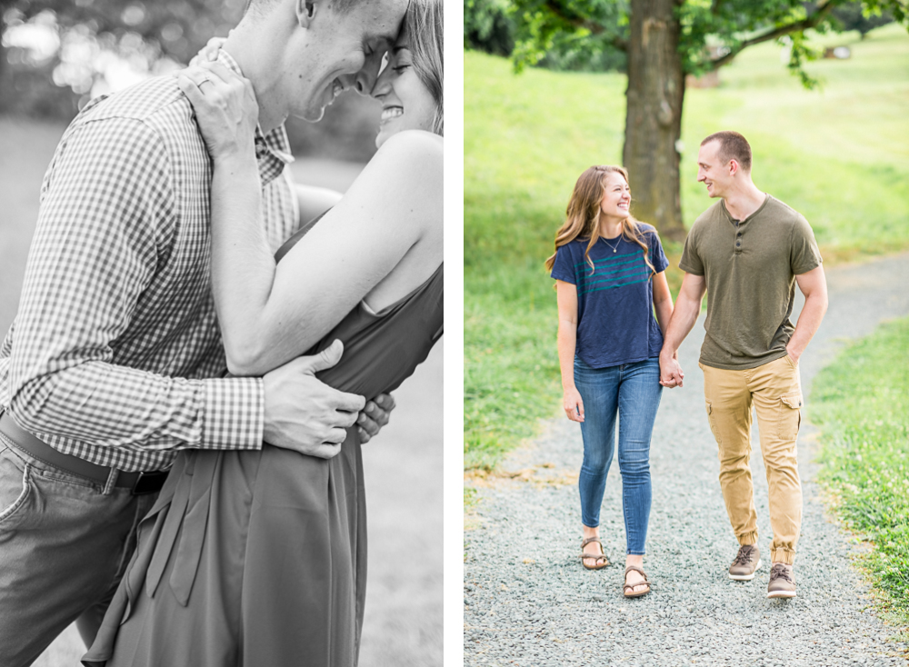 Laughter-Filled Engagement Session at Boar's Head Resort in Charlottesville - Hunter and Sarah Photography
