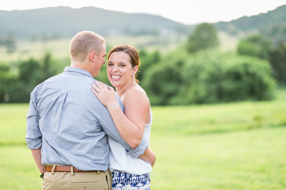 Sunset Engagement Session at Pippin Hill Farm and Vineyards - Hunter and Sarah Photography