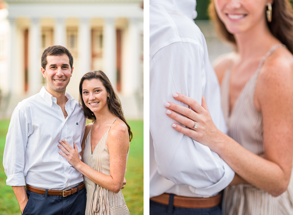 Surprise Proposal in the University of Virginia's Hidden Gardens - Hunter and Sarah Photography