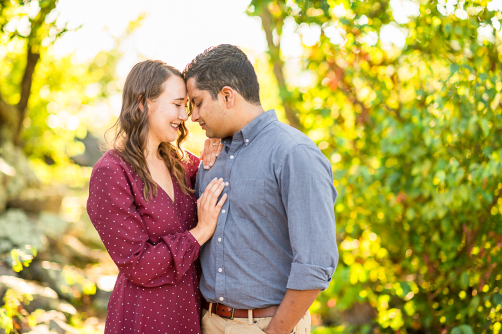 Gentle Summer Engagement Session at Blackrock Summit in SNP - Hunter and Sarah Photography
