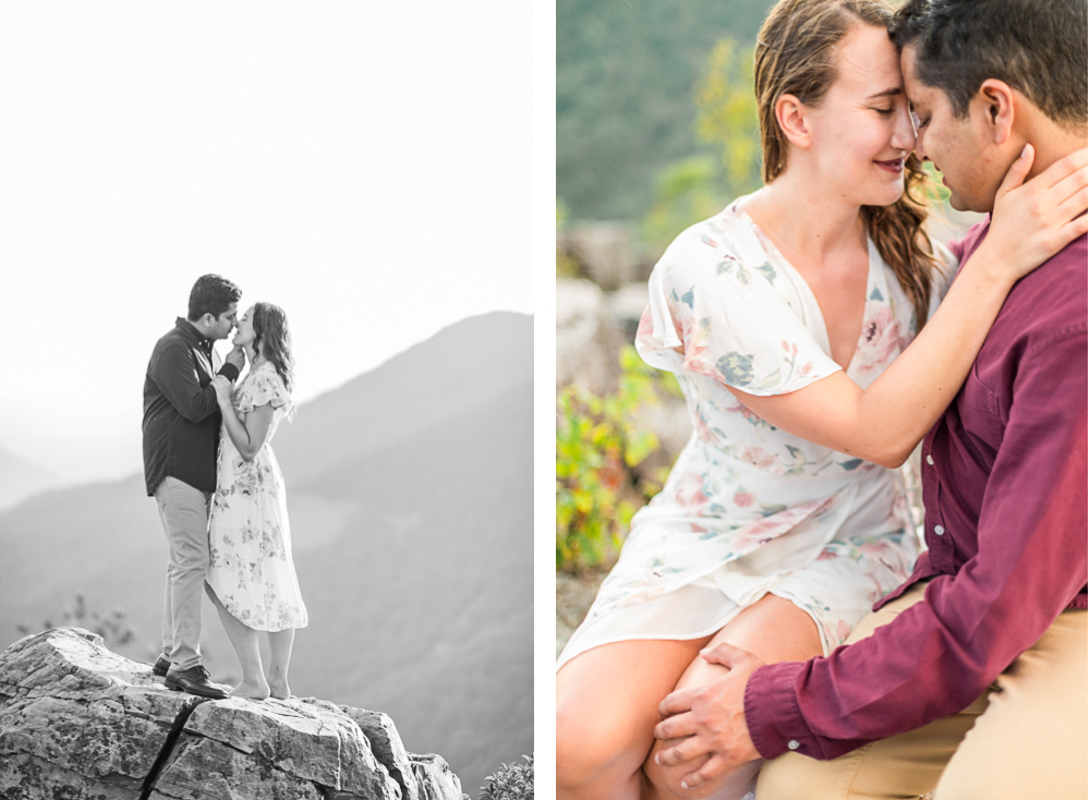 Gentle Summer Engagement Session at Blackrock Summit in SNP - Hunter and Sarah Photography