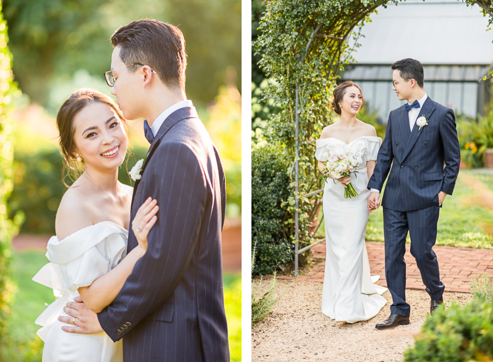 Intimate Microwedding Elopement at the Gardens at Waterperry Farm - Hunter and Sarah Photography