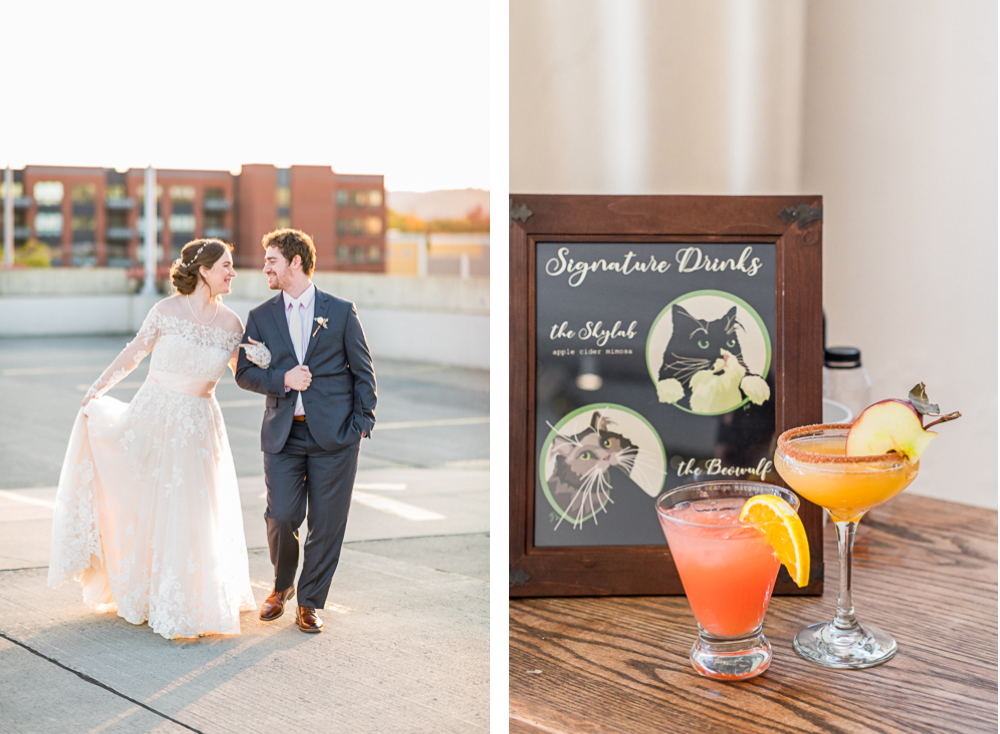Darling Library-Themed Micro Wedding on Charlottesville's Downtown Mall - Hunter and Sarah Photography