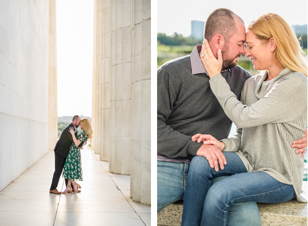 Giggly Sunset Engagement Session in Washington. D.C. - Hunter and Sarah Photography