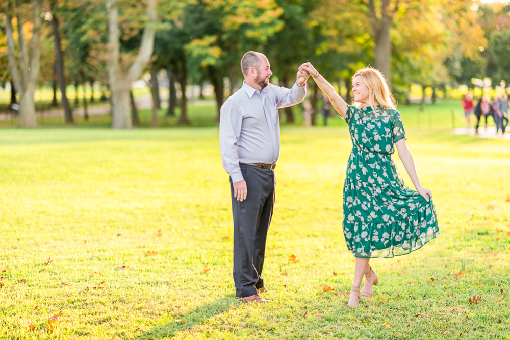 Giggly Sunset Engagement Session in Washington. D.C. - Hunter and Sarah Photography