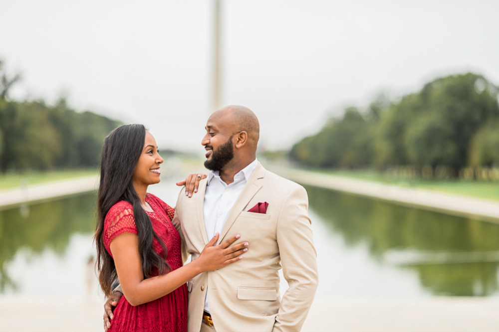 Sunrise National Mall Engagement Session in Washington D.C. - Hunter and Sarah Photography