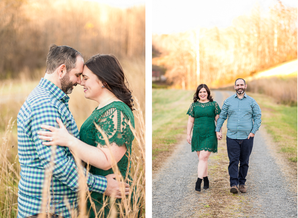 Giggly Fall Engagement Session at Delfosse Winery - Hunter and Sarah Photography