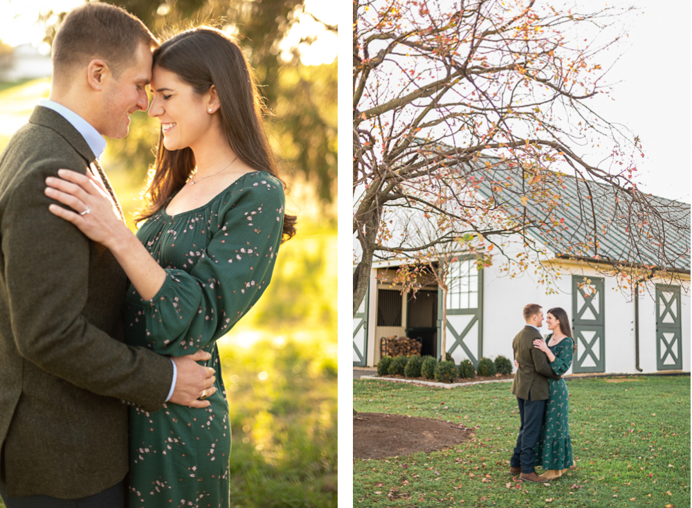 Golden Sunset Engagement Session at King Family Vineyards - Hunter and Sarah Photography