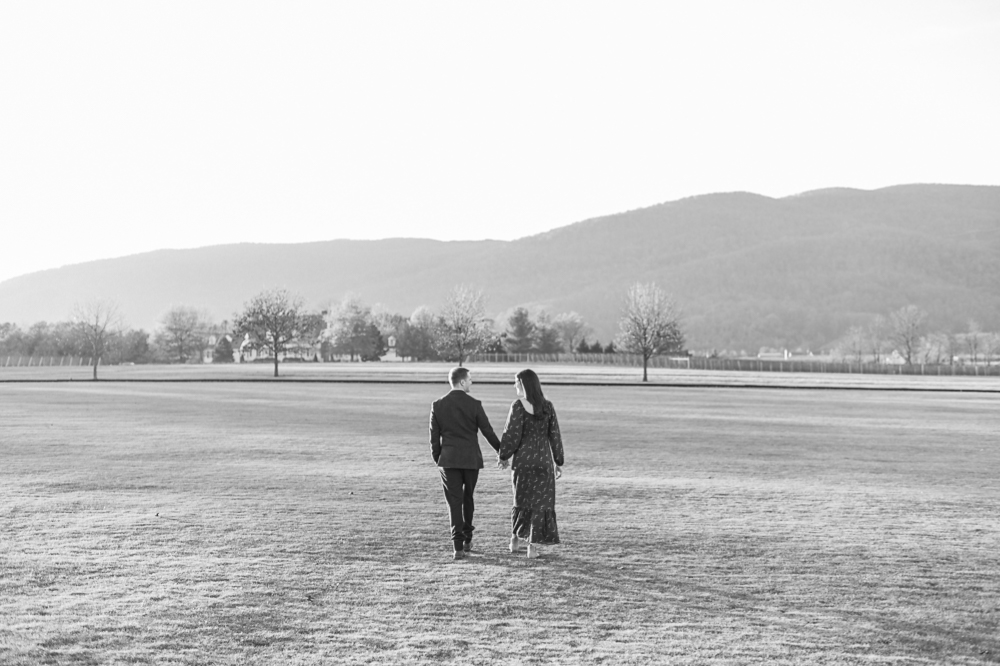 Golden Sunset Engagement Session at King Family Vineyards - Hunter and Sarah Photography
