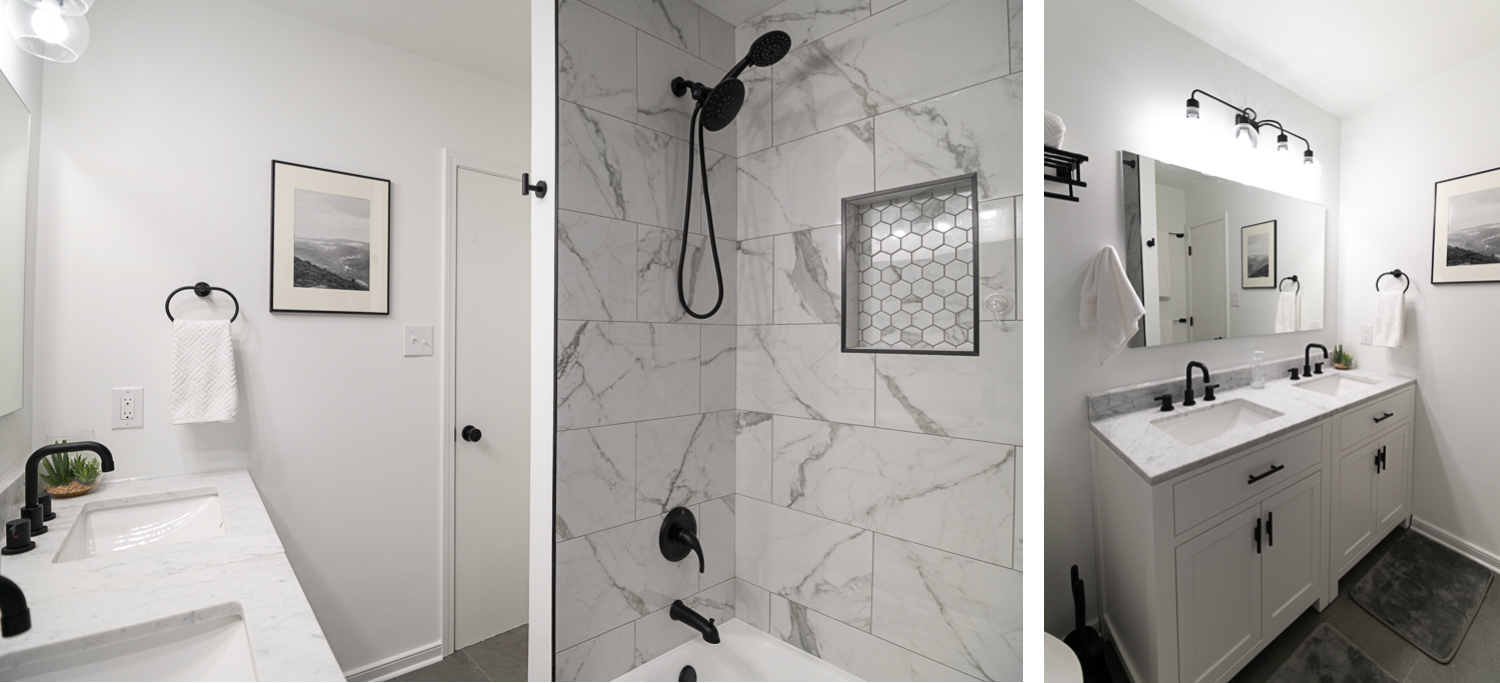 How We Renovated Our 1960s Bathroom - Hunter and Sarah Photography