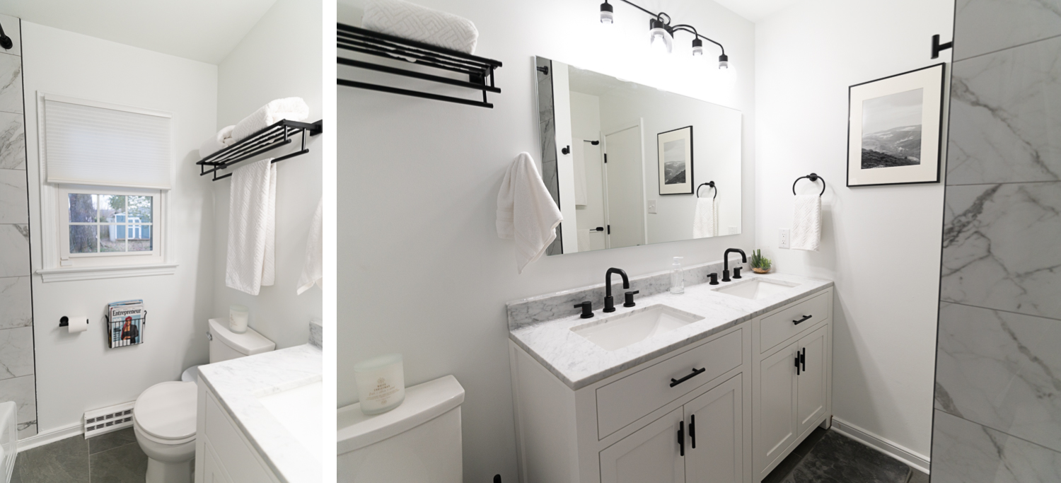 How We Renovated Our 1960s Bathroom - Hunter and Sarah Photography
