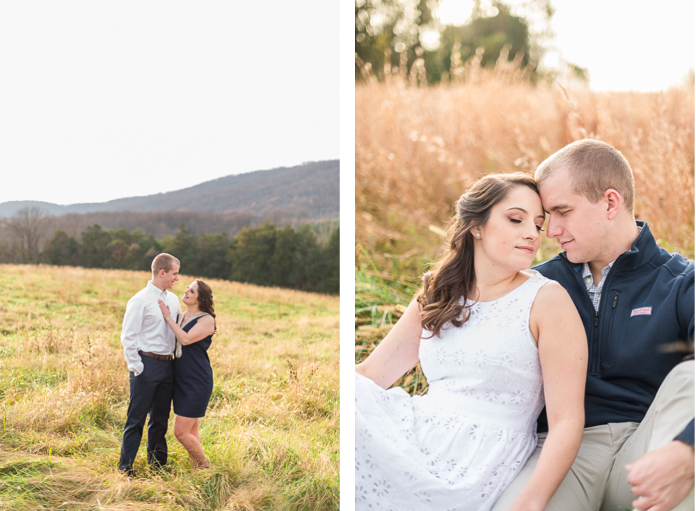 Romantic Winter Engagement Session at James Monroe's Highland - Hunter and Sarah Photography