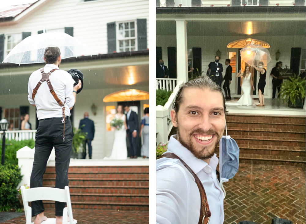Behind the Scenes 2020 Wedding Photography - Hunter and Sarah Photography