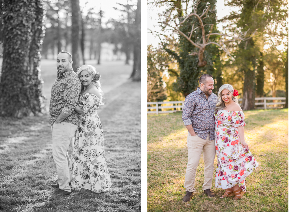 Golden Engagement Session with Deaf-Hearing Couple at Prospect Hill Inn - Hunter and Sarah Photography