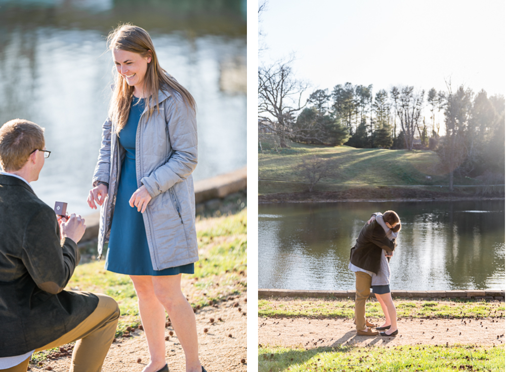 Surprise Proposal in Charlottesville, VA - Hunter and Sarah Photography